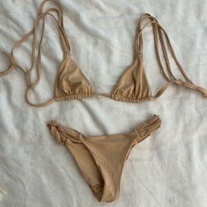 Frankie's Bikinis Nude Bikini Set